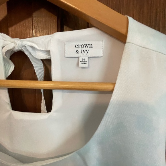 Crown and Ivy with landscape print - Picture 3 of 4